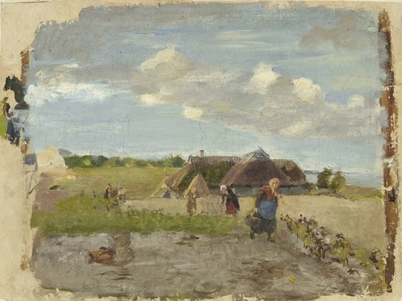 Coltivazione di patate - Art Museum of Estonia's painting collection, Tallinn 1